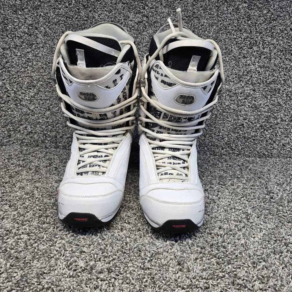 Rome Sds Libertine Snowboard Boots Men Size 12 Horror Theme Rare